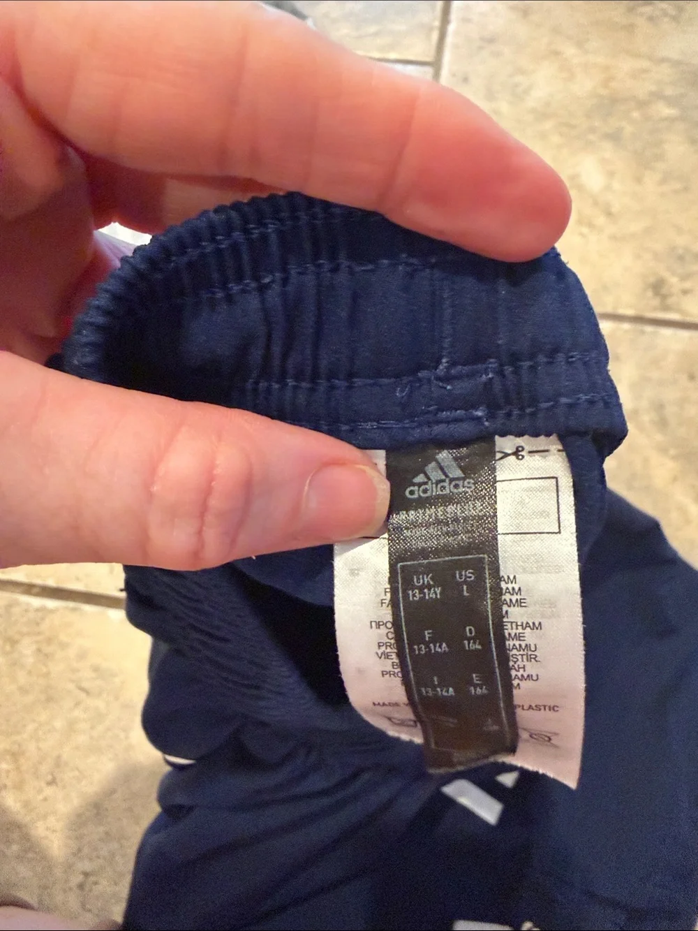 2 pair !! adidas Kids Two-Pack Athletic Shorts — Light Gray & Navy.